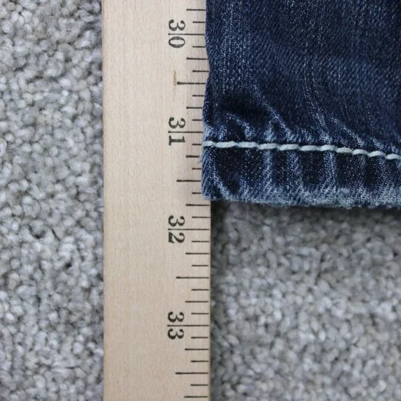 BKE Jake Jeans Mens 30R Blue Straight Leg Cotton Stretch Denim w/ 32"inseam - Picture 4 of 15